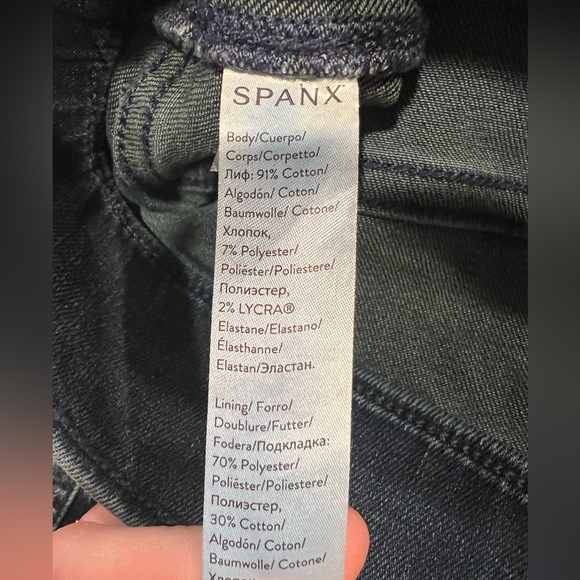NWT Spanx Clean Indigo Skinny Jeans Size Medium - Picture 12 of 12